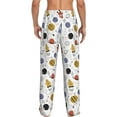 thumbnail image 3 of Xecao Rocket Planets Men's Straight Lounge Pajama Pants: The Ultimate in Comfortable Sleepwear, 3 of 9