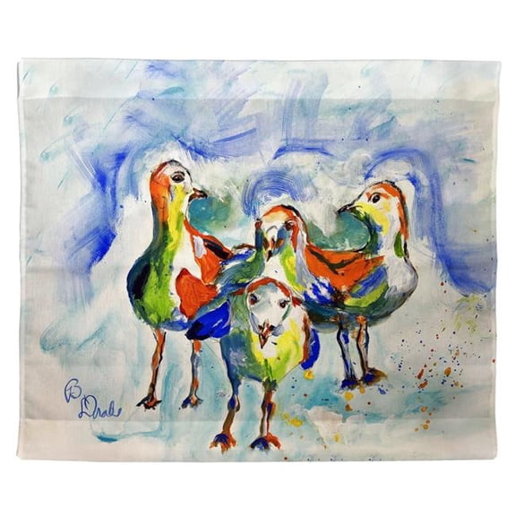 Betsy Drake TP1339 24 x 30 in. Sea Gull Guys Outdoor Wall Hanging