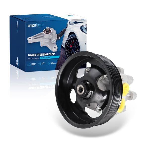 Detroit Axle - Steering Pump for 07-12 Nissan Altima 2009-2014 Maxima Murano 2010 2011 Power Steering Pump with Pulley Replacement 21-5485