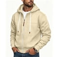 thumbnail image 5 of Zip Up Hoodies for Men, Casual Drawstring Long Sleeve Sweatshirt, Fall Winter Workout Athletic OutwearXL, 5 of 6
