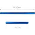 thumbnail image 2 of DEA Blue Wrapping Paper, Solid Color Matte Metal Gift Paper Roll - 17 Inch x 33 Feet, Gift Wrapping Paper for Christmas, Valentine's Day, Wedding, Birthday, 2 of 13