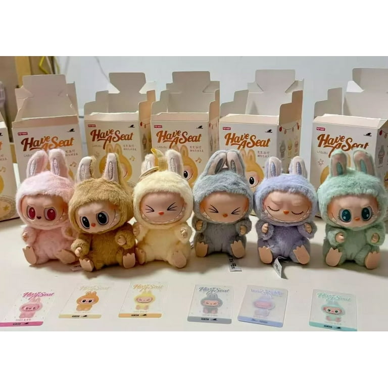 POP Mart Labubu Monster With Seat Summer Party Macaron Plush