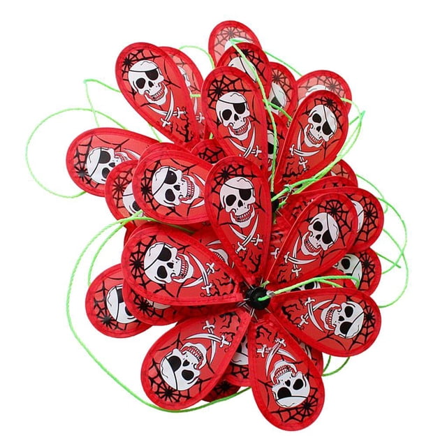 Molinillo con cuerda para , cumpleaños, boda, Halloween, Navidad, hogar, jardín, decoración de patio (33 pies, ) Cabeza de Sharpla Cadena del molino de viento