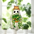 thumbnail image 3 of Dserfhy Cute Ghost Sun Catcher Ornament with Lanyard Easy to Hang Stained Glass Suncatcher Gothic Window Hanging Decoration, 3 of 8