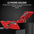 thumbnail image 2 of Feishell Case for Samsung Galaxy S23 Plus (6.6 inch),Shockproof Anti-Fingerprint Hybrid Armor Cover with 360° Rotation Finger Ring Holder Kickstand Magnetic Car Mount Rugged Protective Phone Case,Red, 2 of 10