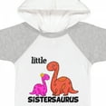 thumbnail image 4 of Inktastic Little Sistersaurus Girls Baby Bodysuit, 4 of 5