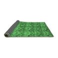 thumbnail image 2 of Ahgly Company Indoor Rectangle Abstract Emerald Green Modern Area Rugs, 2' x 3', 2 of 4