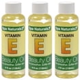 2 Spa Naturals Vitamin E Beauty Oil For Smoother, Softer Skin 4 oz Each