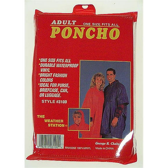 Chaby 3100 Poncho couleurs assorties