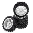 thumbnail image 5 of Tyre 4Pcs 72x45x26mm Rubber Tire Wheel Replacement For  XV-01 XV01 TA06 TT-01 TT-02 PTG-2 1/10 Remote Control Car Upgrades Parts Accessories, 5 of 7