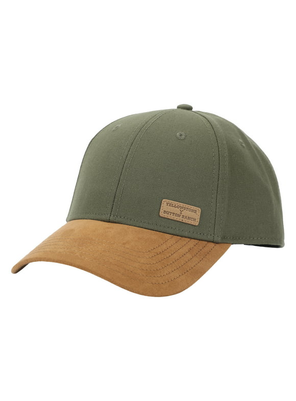 Yellowstone Dutton Ranch Faux Suede Adjustable Baseball Cap