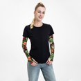 thumbnail image 6 of Bingfone Farmers Gardening Sleeves Sun Protection Arm Cooling Sleeves For Women Men With Thumb Hole - Watercolor Tropical Flowers, 6 of 8
