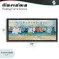 thumbnail image 4 of Stupell Industries Farmhouse Clothesline By The Sea Black Floating Frame Canvas Art, 25 x 11, by Charlene Olson, 4 of 8