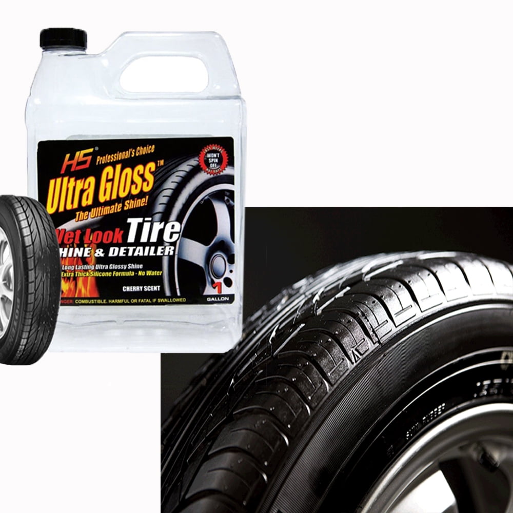 Our high-gloss tire shine will keep your car looking like new. Your tires  will be protected and shiny for weeks with our long-lasting and…