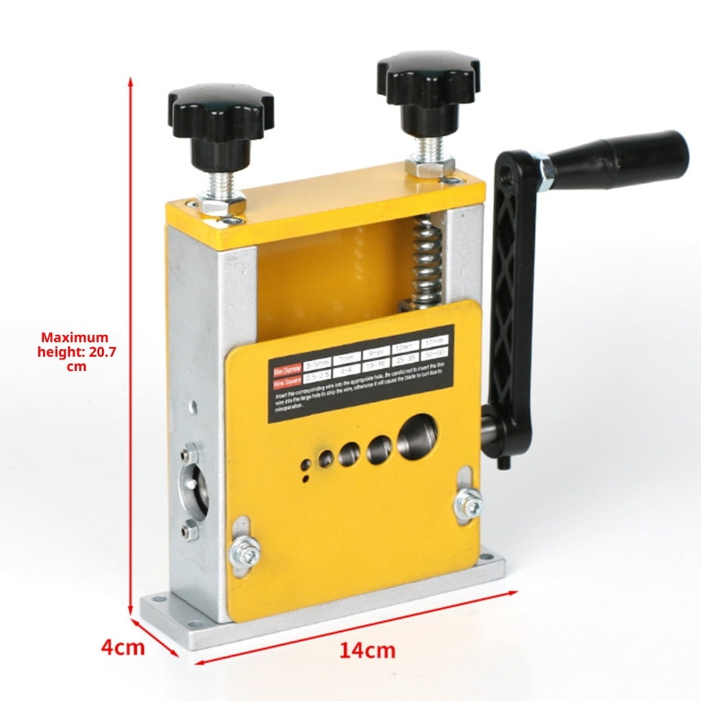 CEORPER Double Mode Wire Stripper Automatic and Manual for Efficient Cable Stripping 6 Hole for 3-5mm/7mm/9mm/12mm/17mm Wire