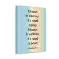 thumbnail image 2 of Scripture Walls  It Is Sown In Dishonour 1 Corinthians 15:43  Bible Verse Canvas Christian Wall Art Ready To Hang Unframed, 2 of 13
