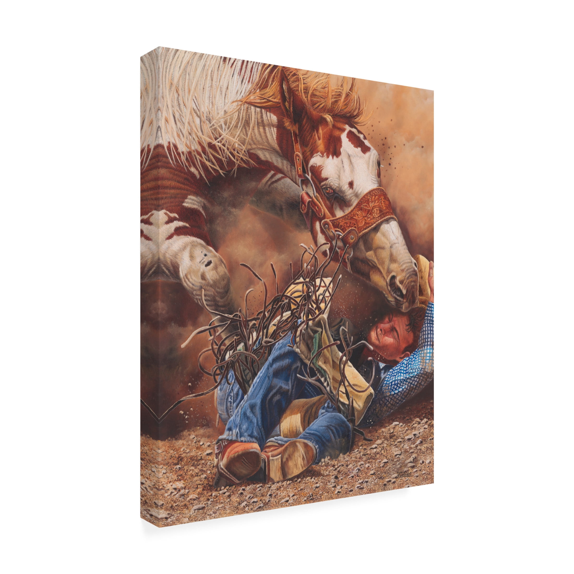 Canvas Wall Art - Delene Lambert 'Hold My Beer' Wall Art for Living Room, Bedroom, or Office Décor by Trademark Fine Art - 24 x 32 Inches