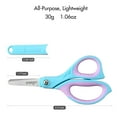 thumbnail image 2 of LIVINGO 4-Pack 5.5-Inch Safety Scissors with Rounded Tips for Craft and Home Use, 2 of 5