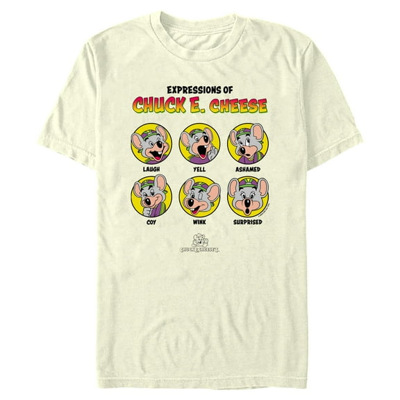 Mens Chuck E. Cheese Classic Expressions T Shirt