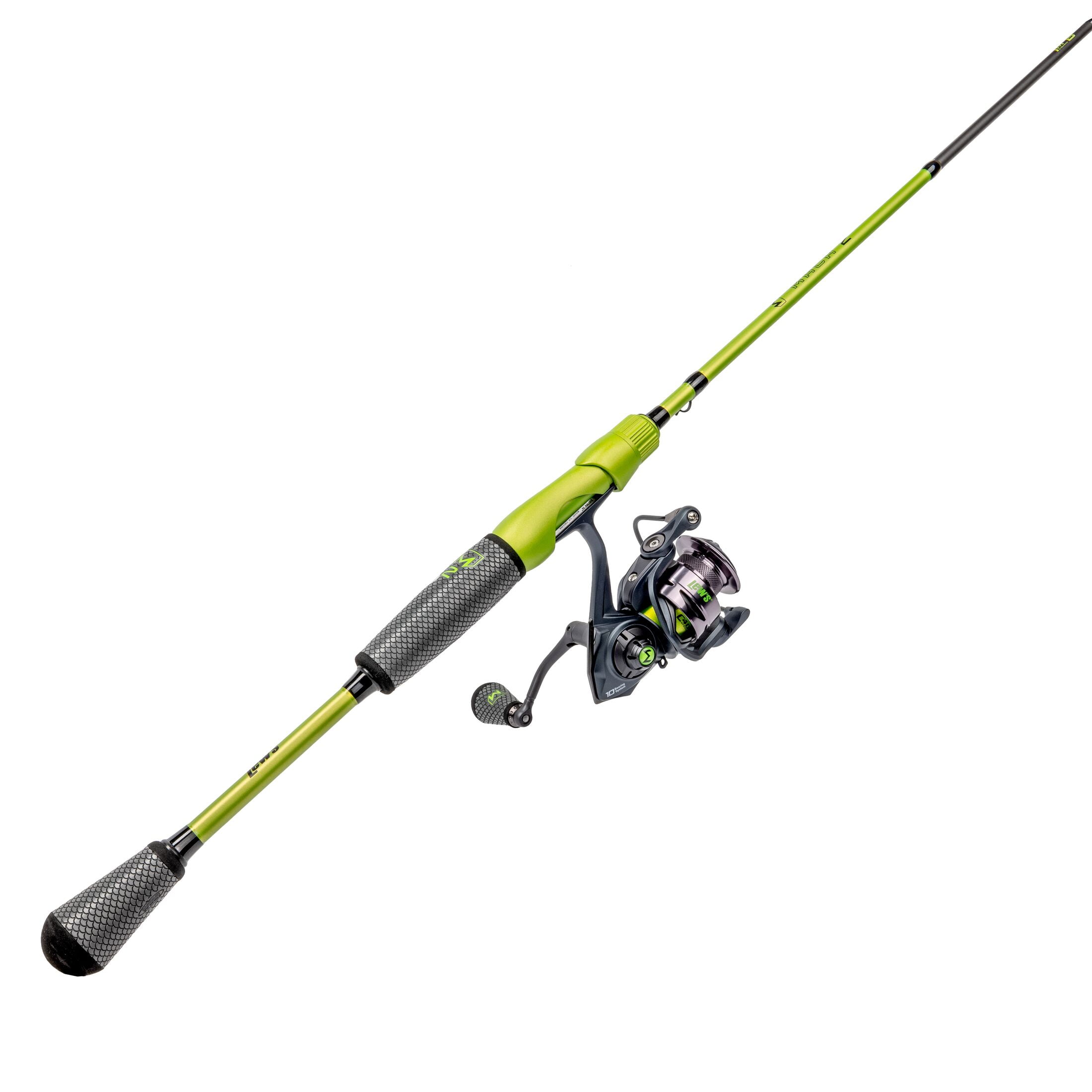 macha リペイント品 2点セット Lew's MACH 2 Mobile Spinning Reel and Fishing Rod Combo, 6-Foot 6