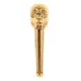 thumbnail image 2 of 6 piezas de acero inoxidable para guitarra Studs Skull Decor for Guitar Gold Sunnimix Pasadores de puente de guitarra acústica, 2 of 8
