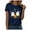 Dark Blue, variant on Funny Halloween Shirts Fall Halloween Gift Tshirts Pumpkin Cute Ghost Graphic Tops Funny Tshirts for Women Pink,XXL