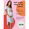 thumbnail image 5 of Kindly Yours Women's Maternity Short Sleeve Cotton Modal Nursing Sleep Dress, Sizes S to XXXL, 5 of 7