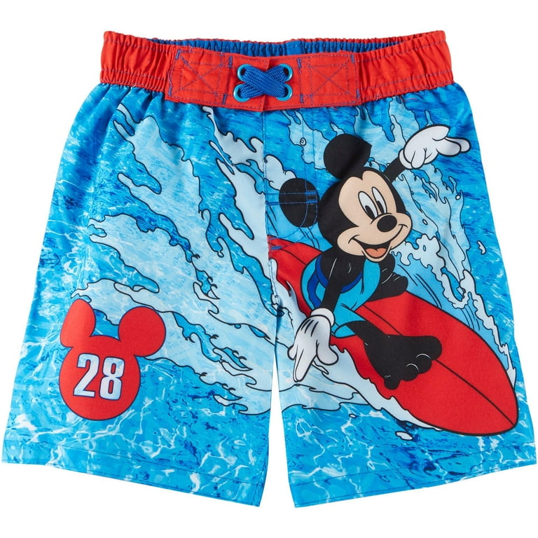 Mickey mouse swim trunks for toddlers outlet