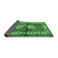 thumbnail image 2 of Ahgly Company Indoor Square Persian Emerald Green Traditional Area Rugs, 3' Square, 2 of 4