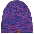 thumbnail image 3 of REDESS Beanie Hat for Men and Women Winter Warm Hats Knit Slouchy Thick Skull Cap-Blue&Rose, 3 of 5