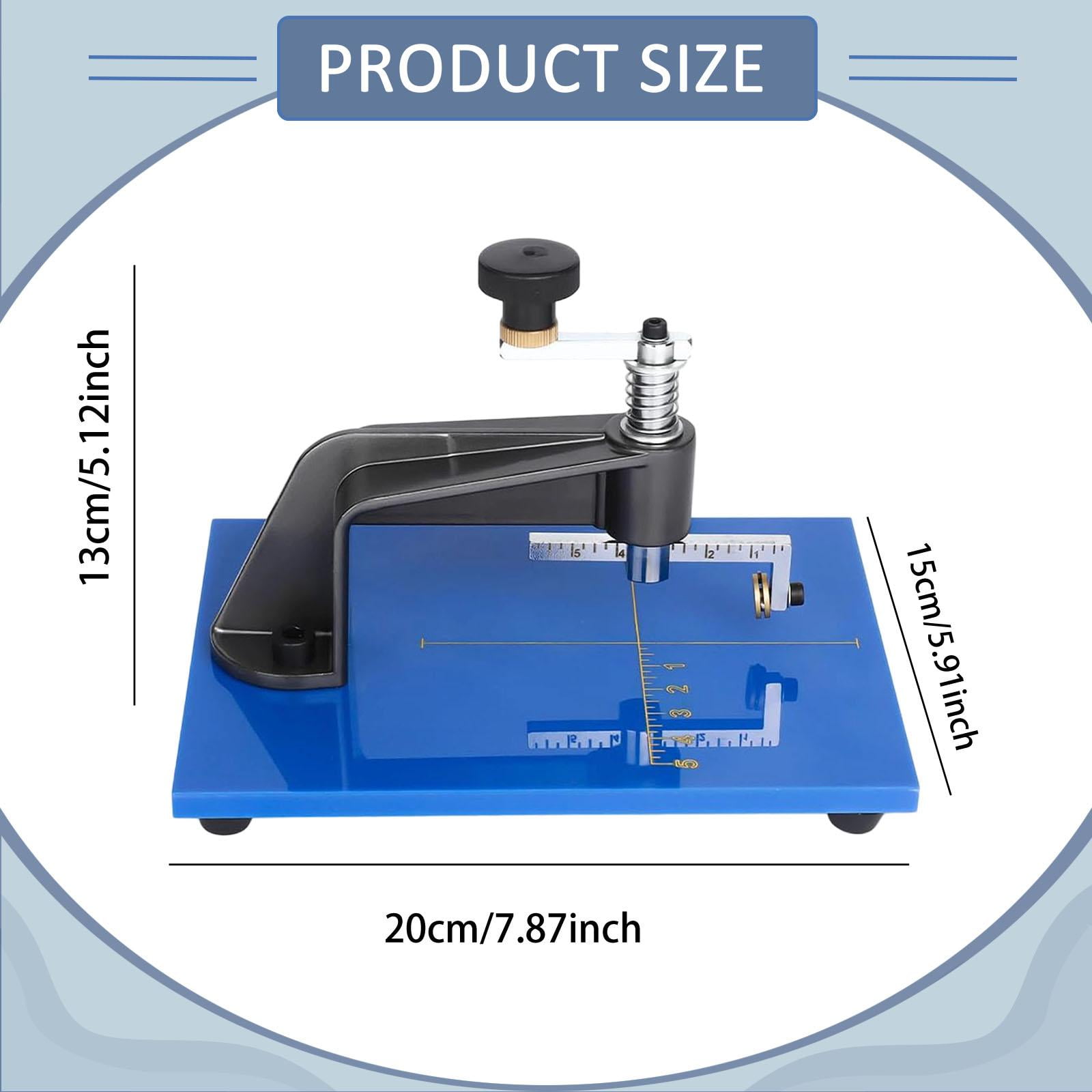 Glass Circle Cutter Adjustable Lens Cutter Machine Metal Construction for DIY Mosaics Stained Glass Hobbyists