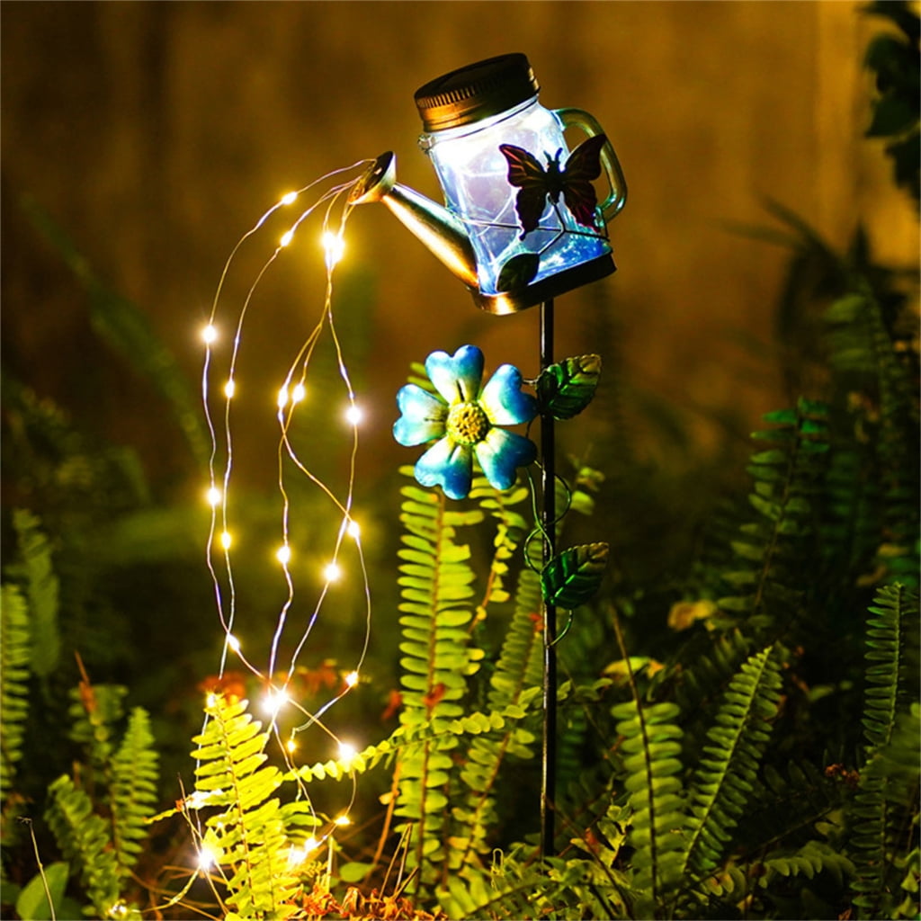 JZROCKER Solar Watering Can Light Glowing LampOutdoor Hallway Patio Decoration