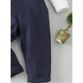 thumbnail image 5 of Baby Boy Long Sleeve Shirt And Overalls Set+Hat, 5 of 5