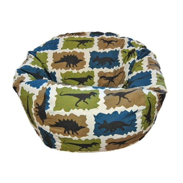 dinosaurs blue kid bean bag chair