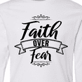 thumbnail image 4 of Inktastic Cancer Awareness Faith Over Fear Long Sleeve Youth T-Shirt, 4 of 5