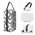 thumbnail image 3 of Honeii Hand Drawn Snake Print Multi-Purpose Storage Bag,Hanging Dopp Kit,Small Toiletry Bag for Traveling for Toiletries, Makeup, and Small Essentials, 3 of 7