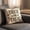 G, variant on Cute Ghost Fringe Halloween Throw Pillow, Black Velvet Ghost Square Decorative Cushion, Soft Accent Pillow, for Sofa, Couch, Bedroom, 40*40cm