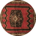 thumbnail image 1 of Ahgly Company Indoor Round Persian Brown Traditional Area Rugs, 4' Round, 1 of 4