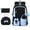 Blue #009, variant on Girls Backpack for School with Lunch Box & Pencil Case Set, 18.5 Inch Waterproof Cute Bow Girls Bookbag for Kids, Teens, Elementary Middle High College School Student (Blue)