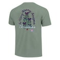 thumbnail image 3 of Women's  Light Green Arizona Wildcats Christmas Tree Comfort Colors T-Shirt, 3 of 3