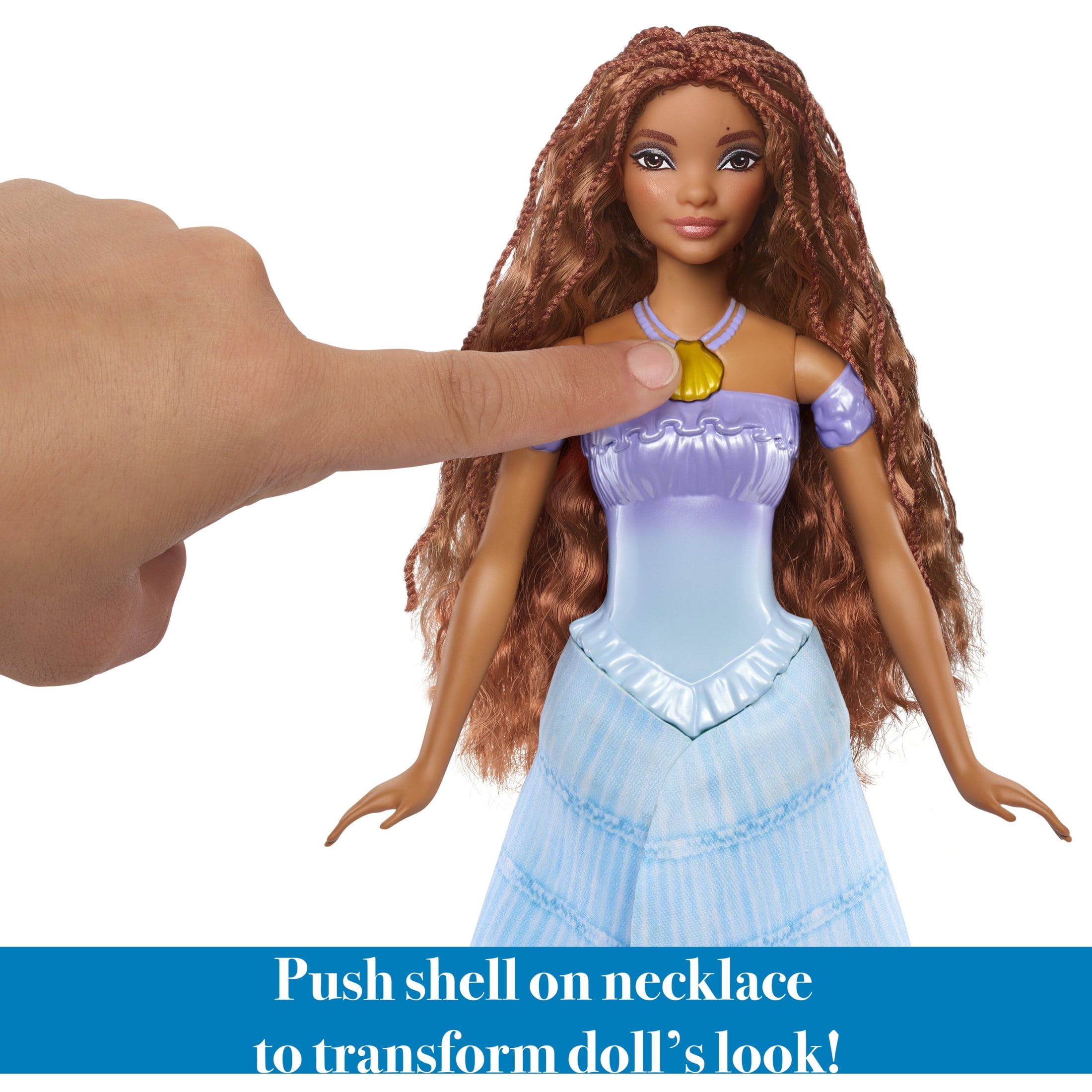 Disney The Little Mermaid Transforming Ariel Fashion Doll, Switch from Human to Mermaid