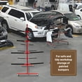 thumbnail image 5 of Reykilor Floor Mobile Bumper Storage Rack, Heavy Duty Utility Double Sided Bumper Cover Storage Dolly with Wheels Space Saving for Automobile Parts, 5 of 12