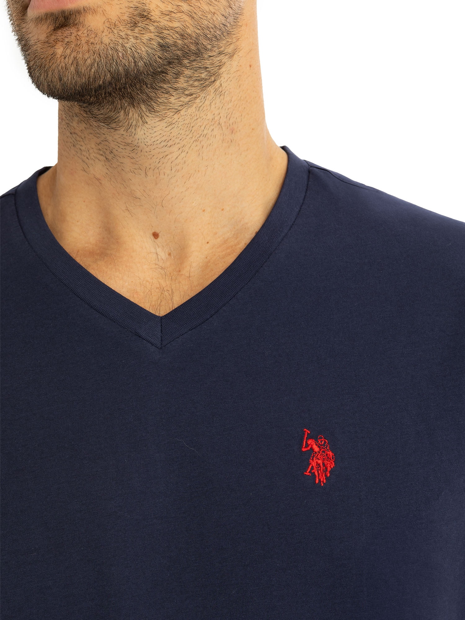 U.S. Polo Assn. Men's Basic Short Sleeve V-Neck T-Shirt