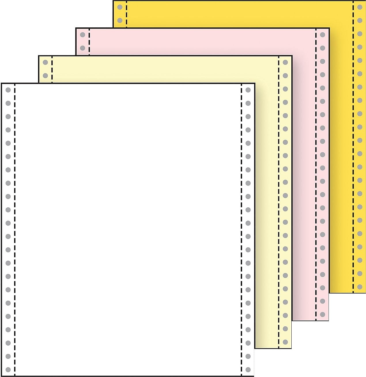 Printworks professional 4 part blank computer paper 9 1 2 x 11 white