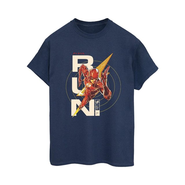 DC Comics Womens le T-Shirt de Garçon en Coton à Course Éclair