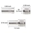 thumbnail image 4 of 1/4in 5/16in Durable Barb Fitting, Stainless Steel Barbed Nut Sets, For Commercial Draft Systems Ball Lock Pin Lock, 4 of 8