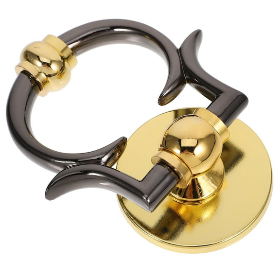 Hemoton Metal Door Knocker Decorative Front Door Gate Knocker Door Knockers Welcome Antique Metal Knockers Mounting Hardware Security Knocker