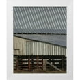 thumbnail image 3 of Scott Larson 12x14 White Modern Wood Framed Wall Art Titled - Big Barn I, 3 of 5