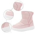 thumbnail image 4 of WUXIAN Child Winter Solid Color Snow Boots Shoes For Boys Girls Non- Warm Boots Shoes With Wool Thickening Versatile Footwear, 4 of 9