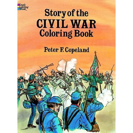 Story Of The Civil War Coloring Book Walmart Com